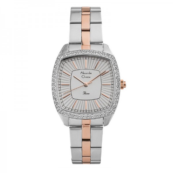 Alexandre Christie AC 2885 Silver Rosegold White LHBTRSL